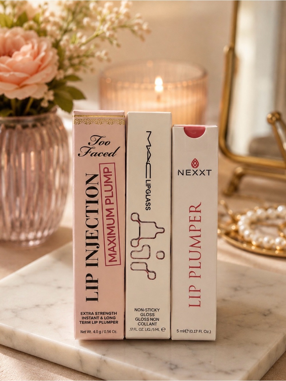 Too Faced, Next, and Mac (NWT) Lip Plumper & Lip Gloss Set
